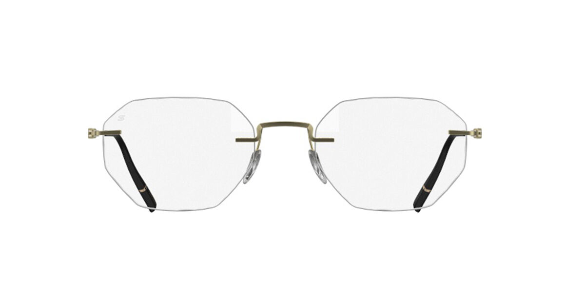 Silhouette The Visionary Demo Rimless 5586/PA 8540, Yellow frame