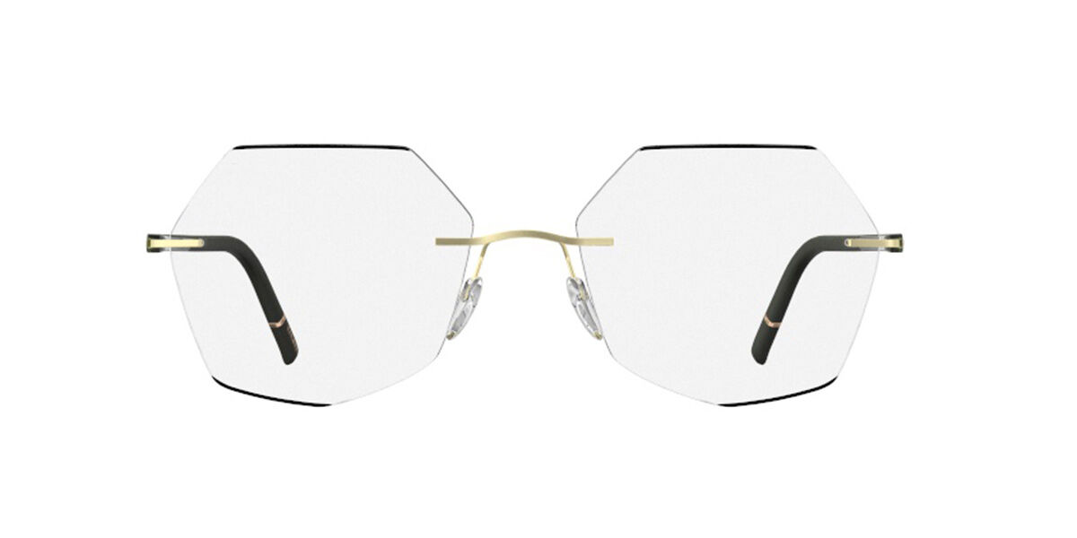 Silhouette The Wave Color Groove Demo Rimless 5567/OD 5545, Gold frame