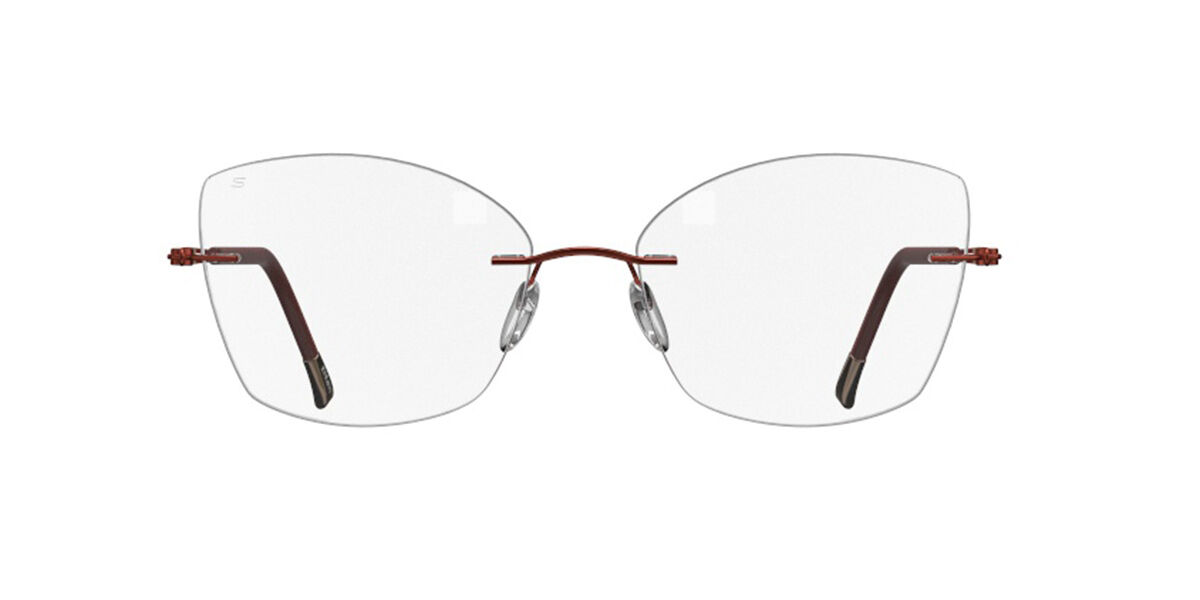 Silhouette TNG 2018 Demo Rimless 5521/MH 3240, Burgundy frame