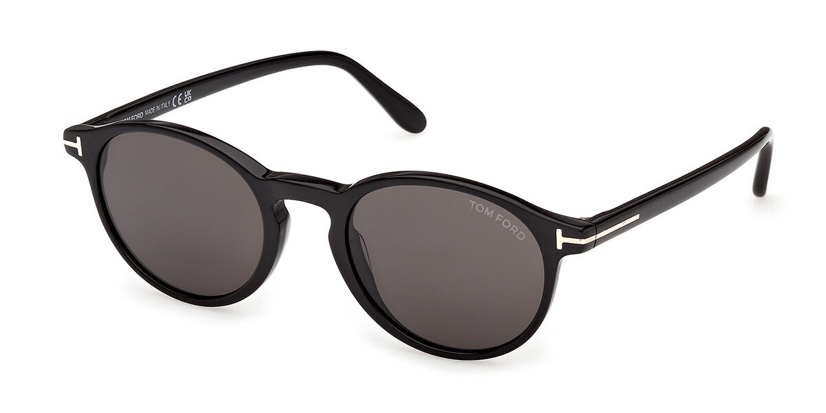 Tom Ford FT1331 PRESCOTT-02 01A, Black frame, Smoke Grey lenses