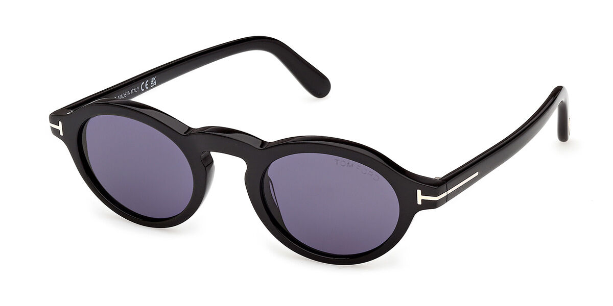 Tom Ford FT1332 ARISTOTELE-02 01V, Black frame, Dark Grey lenses