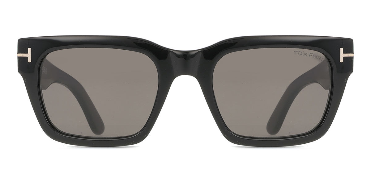 Tom Ford FT1333 ANDY-02 01A, Black frame, Smoke Grey lenses