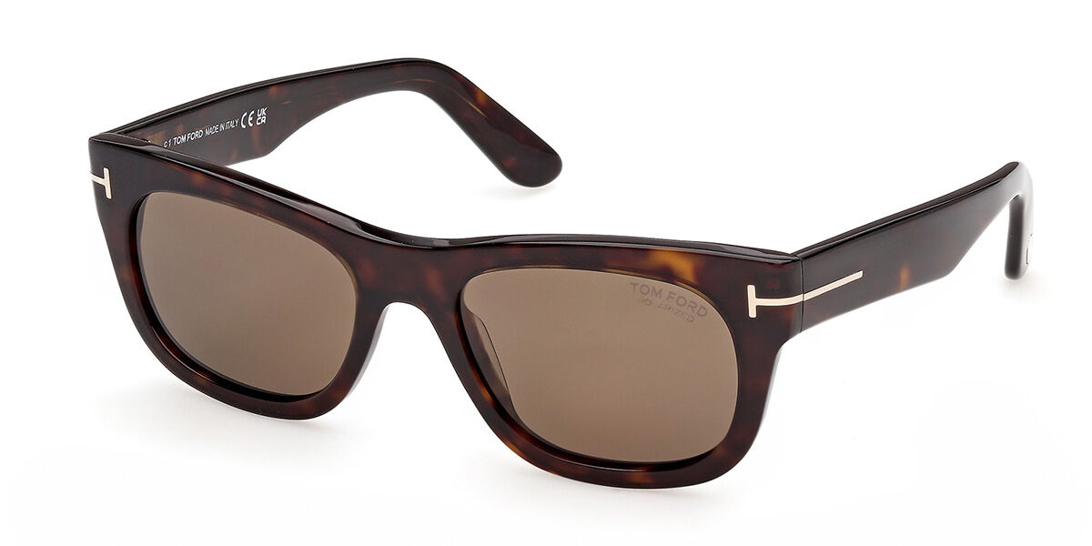 Tom Ford FT1334 MARSHALL-02 Polarized 52H, Tortoiseshell frame, Brown lenses