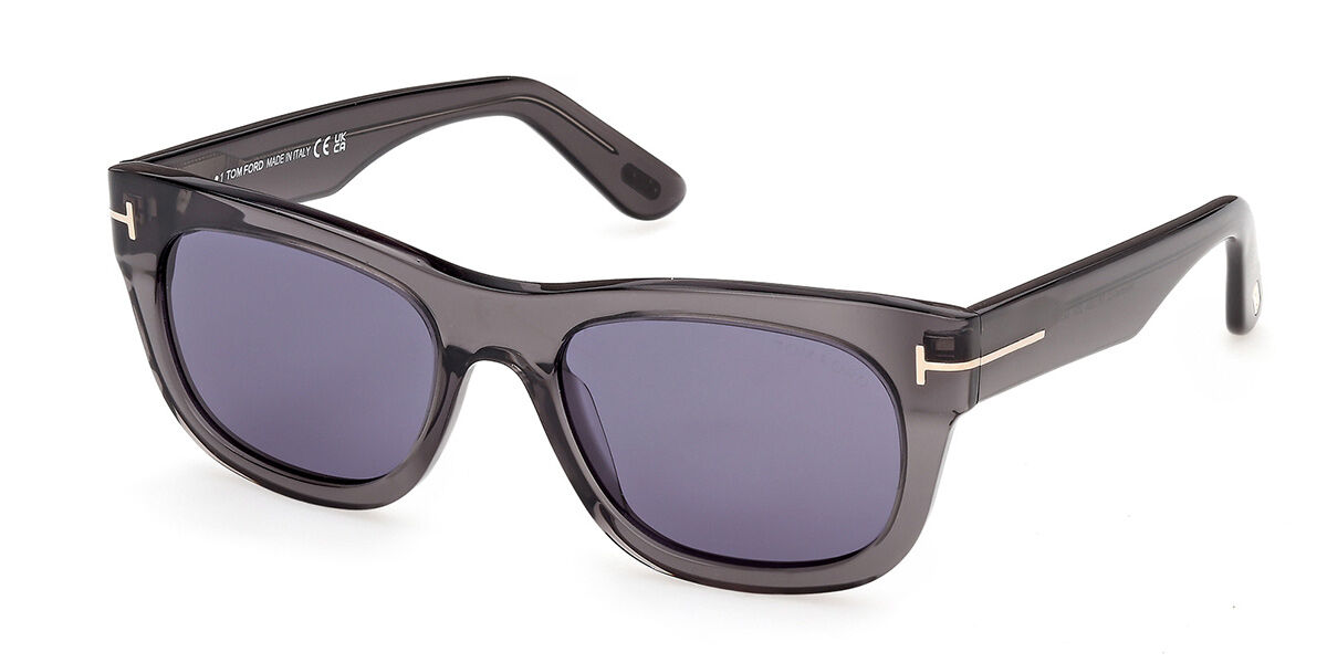 Tom Ford FT1334 MARSHALL-02 20V, Grey frame, Dark Blue lenses