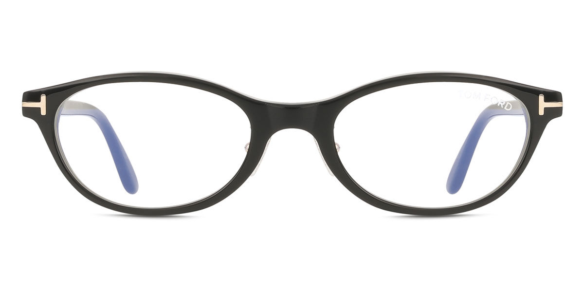 Tom Ford FT6114-D-B Asian Fit 001 Blue-Light Block, Black frame