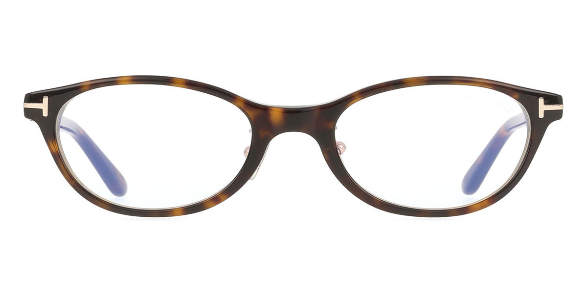 Tom Ford FT6114-D-B Asian Fit 052 Blue-Light Block, Tortoiseshell frame
