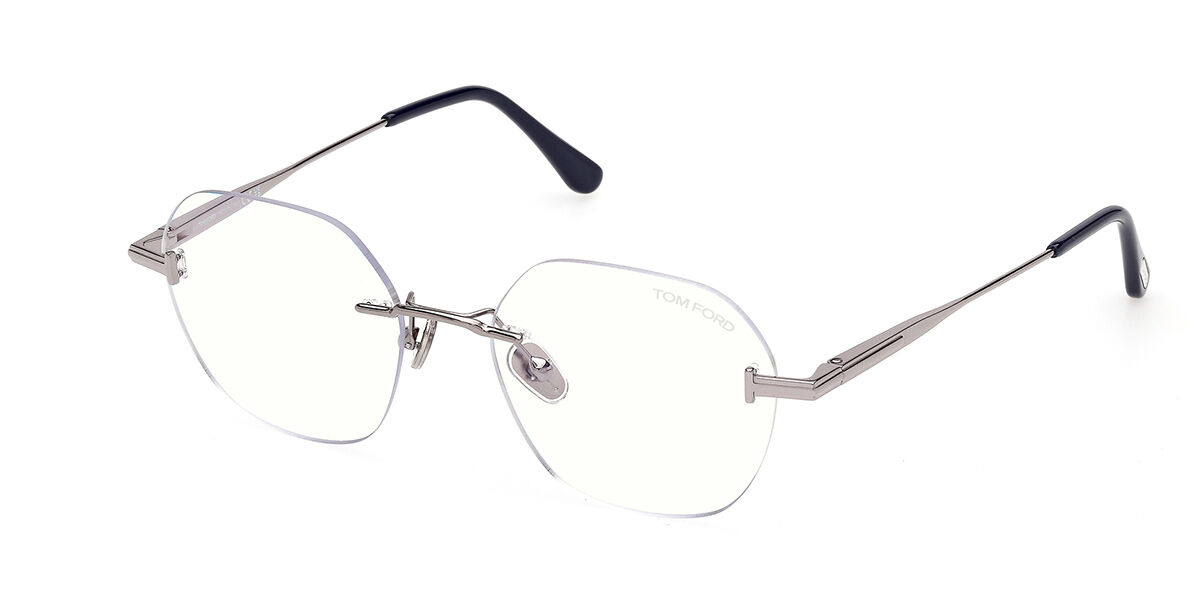 Tom Ford FT6126-B 014 Blue-Light Block, Silver frame