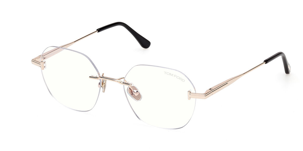 Tom Ford FT6126-B 028 Blue-Light Block, Gold frame