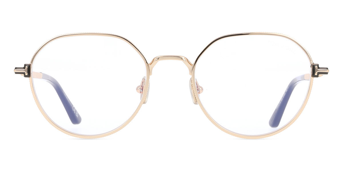 Tom Ford FT6127-B 028 Blue-Light Block, Gold frame
