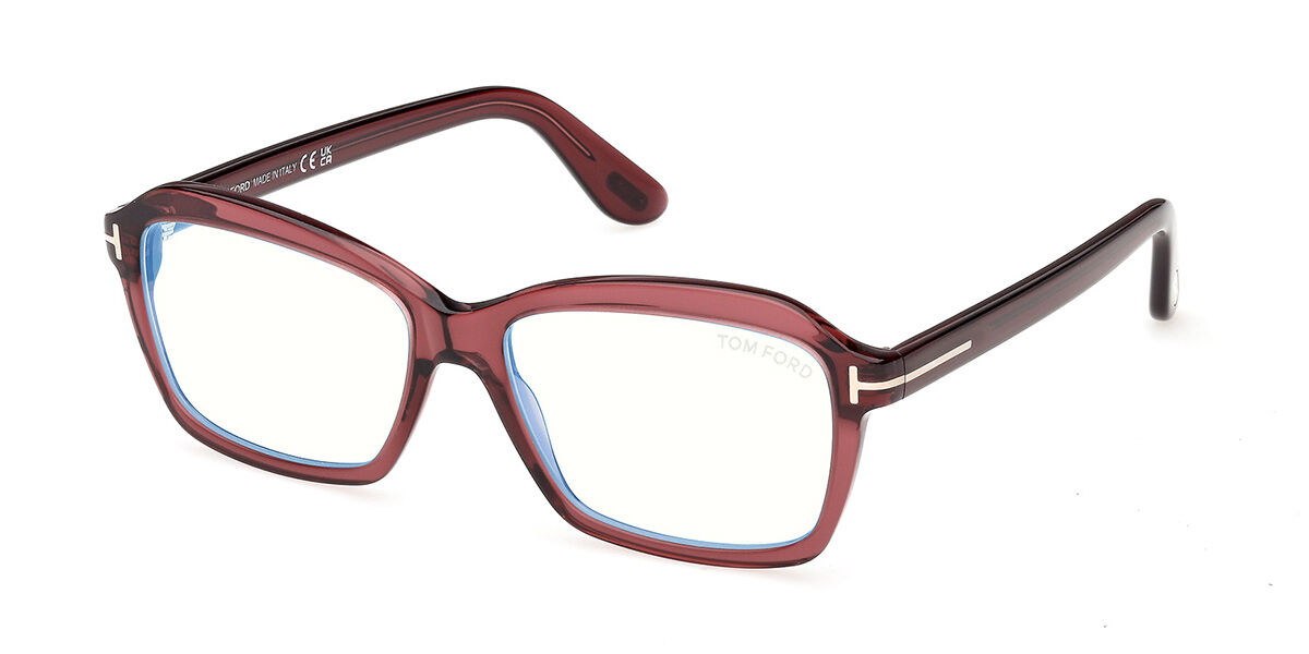 Tom Ford FT6129-B 069 Blue-Light Block, Clear frame