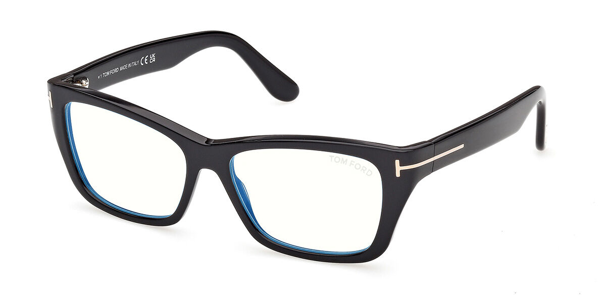 Tom Ford FT6132-B 001 Blue-Light Block, Black frame