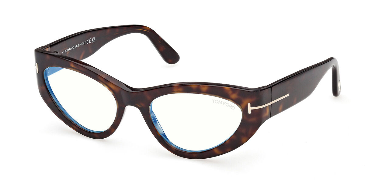 Tom Ford FT6134-B 052 Blue-Light Block, Tortoiseshell frame