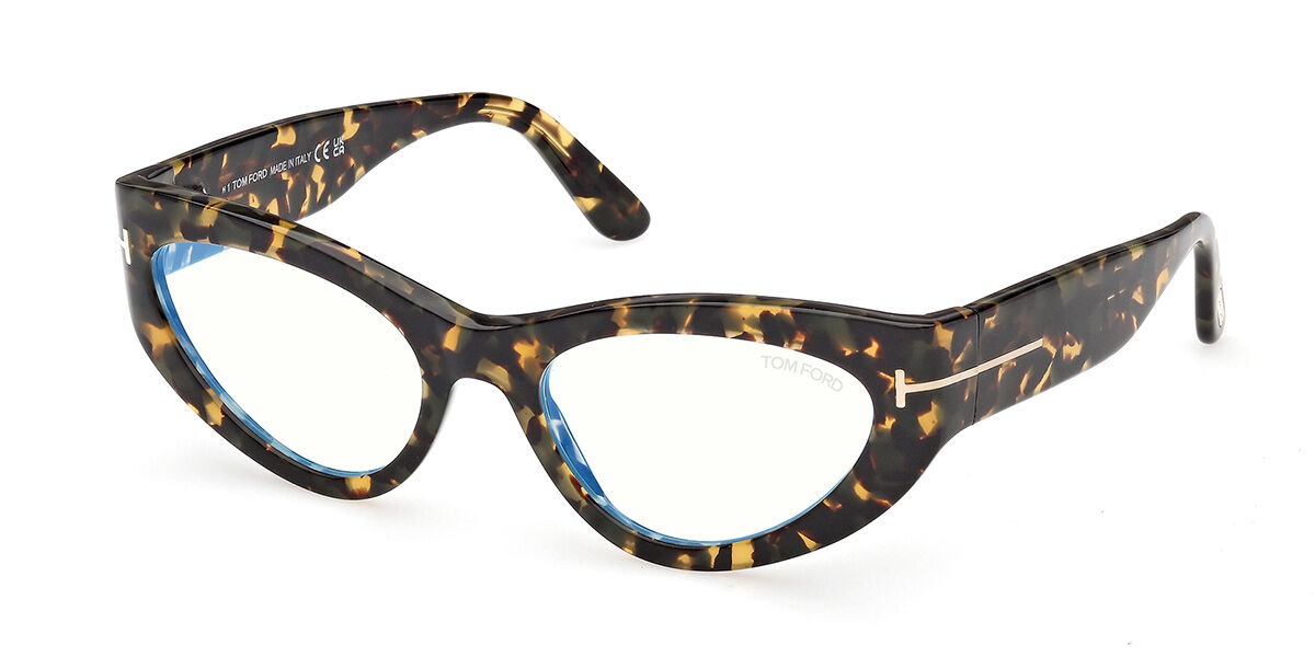 Tom Ford FT6134-B 055 Blue-Light Block, Tortoiseshell frame