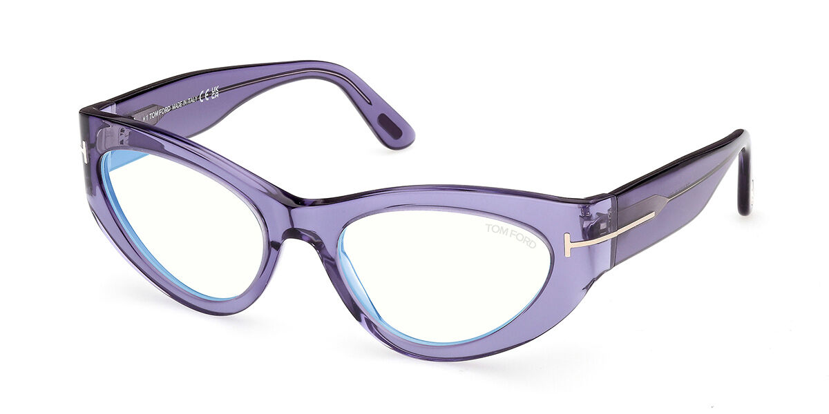 Tom Ford FT6134-B 081 Blue-Light Block, Purple frame