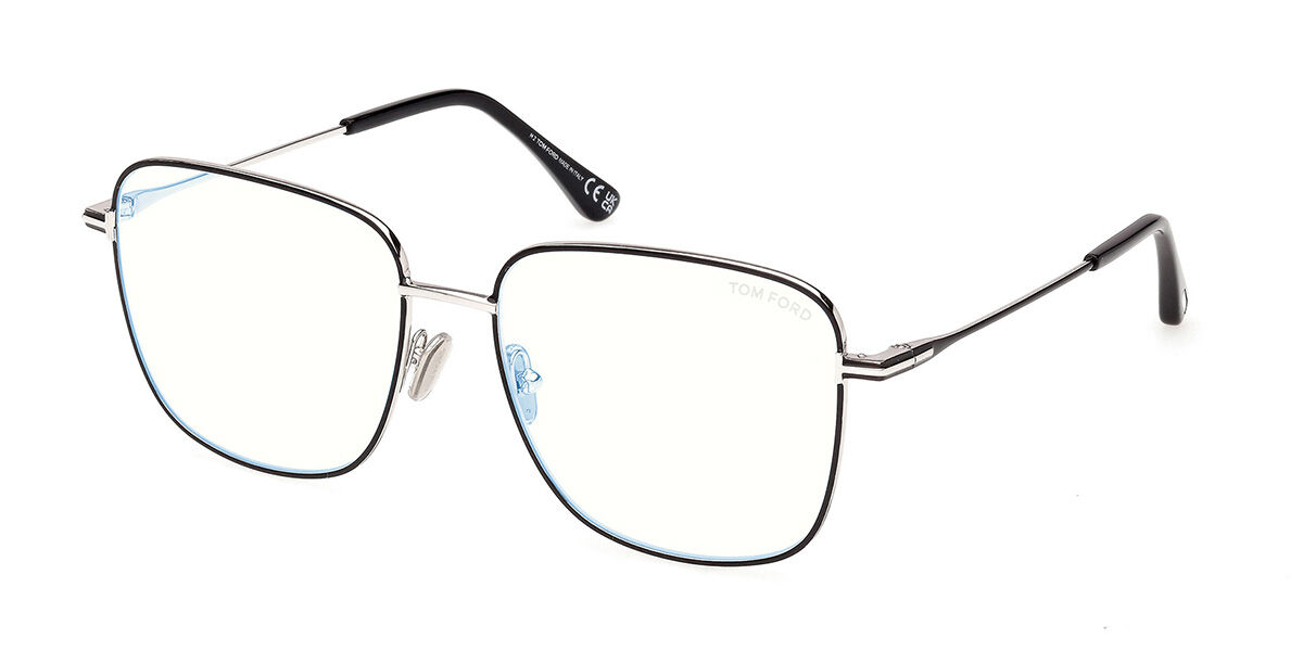 Tom Ford FT6136-B 005 Blue-Light Block, Black frame