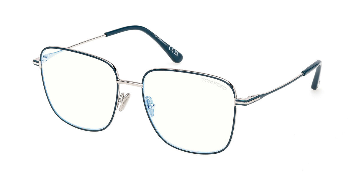 Tom Ford FT6136-B 087 Blue-Light Block, Blue frame
