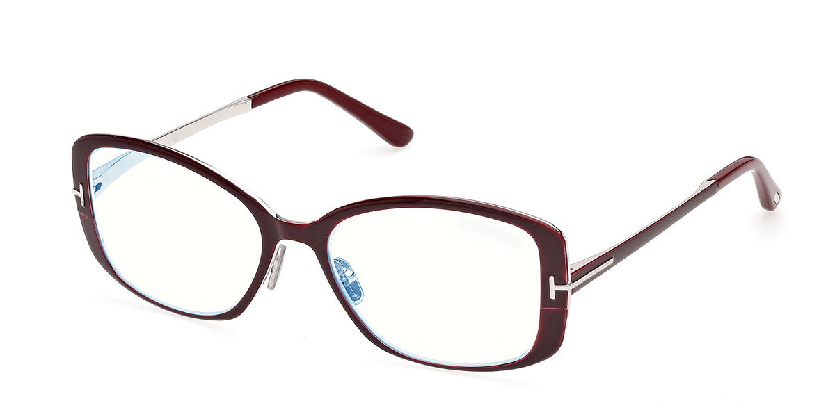Tom Ford FT6138-B 069 Blue-Light Block, Burgundy frame