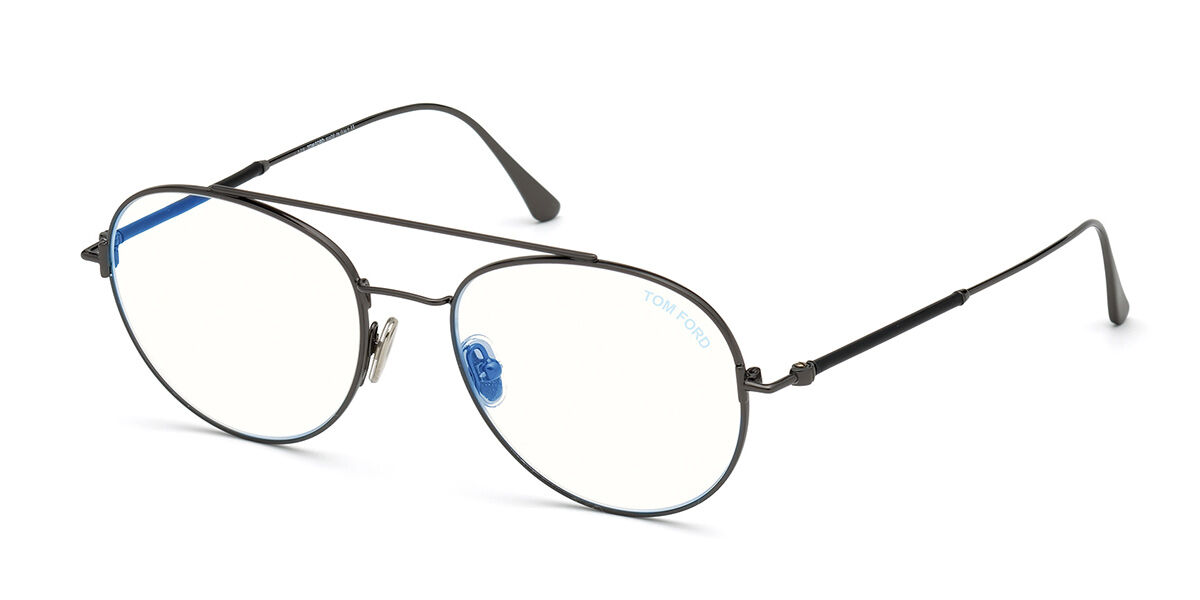 Tom Ford FT5657-B 012 Blue-Light Block, Grey frame