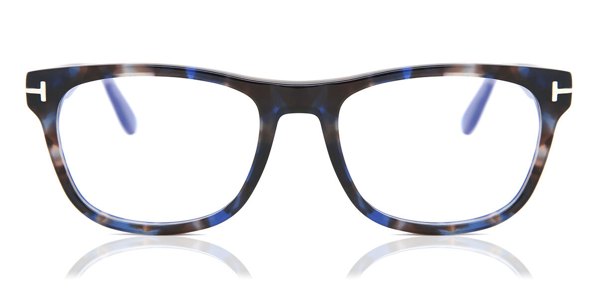 Tom Ford FT5662-B 055 Blue-Light Block, Tortoiseshell frame