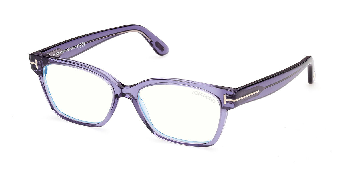Tom Ford FT6171-B 078 Blue-Light Block, Purple frame