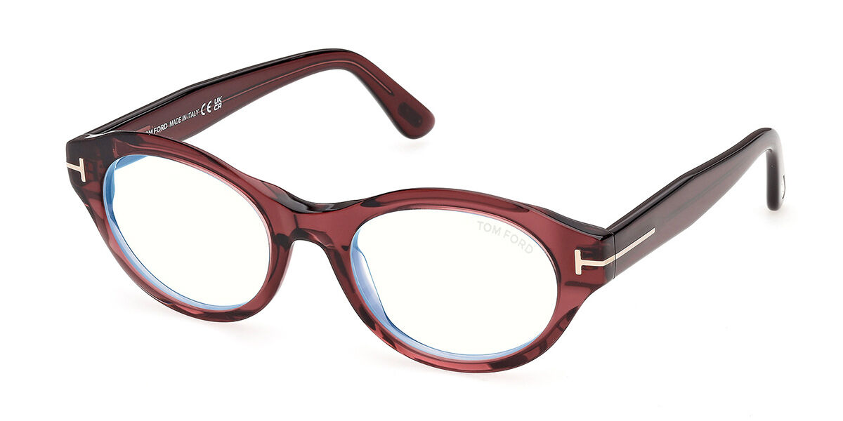 Tom Ford FT6172-B 069 Blue-Light Block, Clear frame