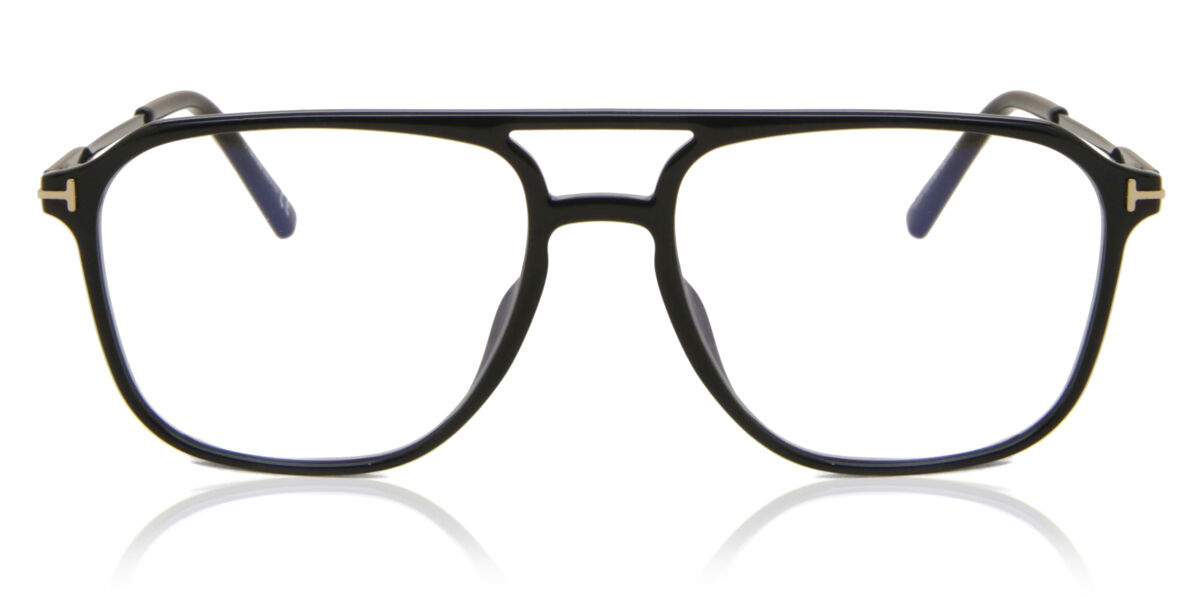 Tom Ford FT5665-B 001 Blue-Light Block, Black frame