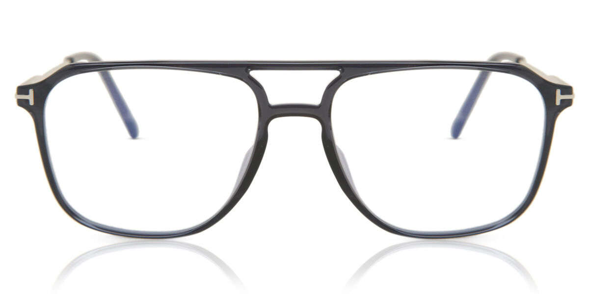Tom Ford FT5665-B 020 Blue-Light Block, Grey frame
