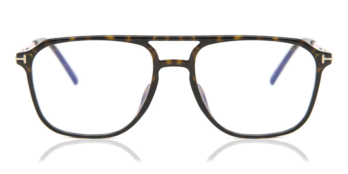 Tom Ford FT5665-B 052 Blue-Light Block, Tortoiseshell frame