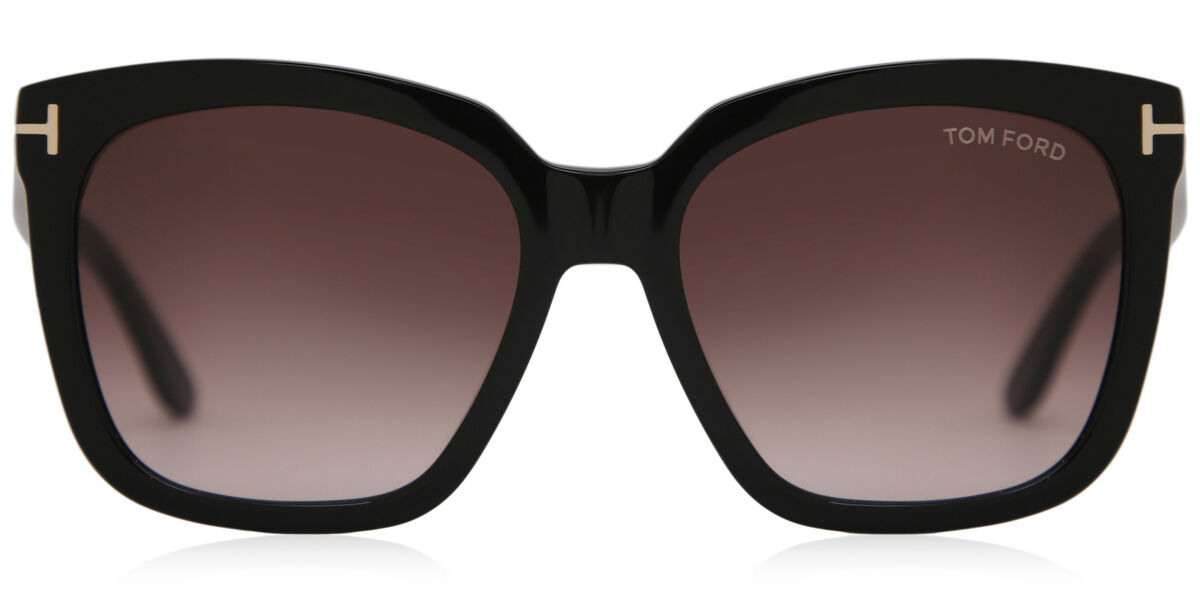Tom Ford FT0502 AMARRA 01T, Black frame, Red lenses