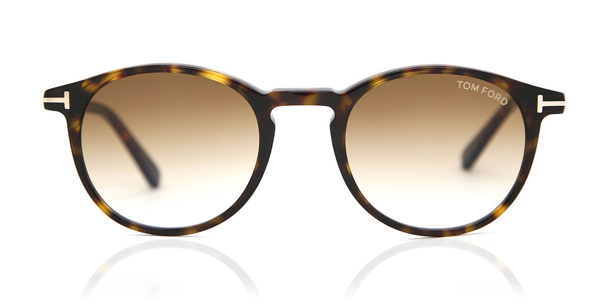 Tom Ford FT0539 ANDREA-02 52F, Tortoiseshell frame, Brown lenses