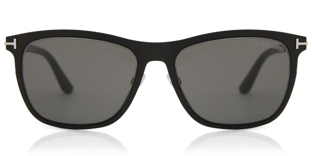 Tom Ford FT0526 ALASDHAIR 02A, Black frame, Dark Grey lenses