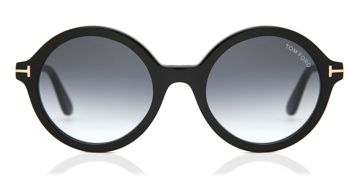 Tom Ford FT0602 NICOLETTE-02 001, Black frame, Grey lenses