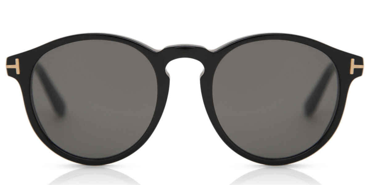 Tom Ford FT0591 IAN-02 01A, Black frame, Grey lenses