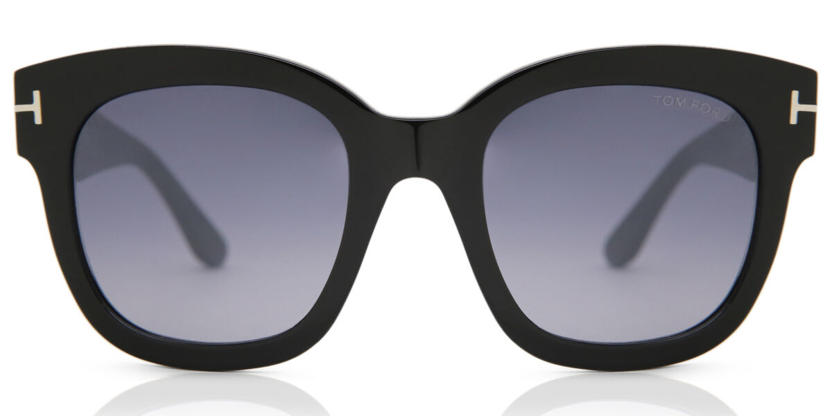 Tom Ford FT0613 BEATRIX-02 01C, Black frame, Grey Mirror lenses