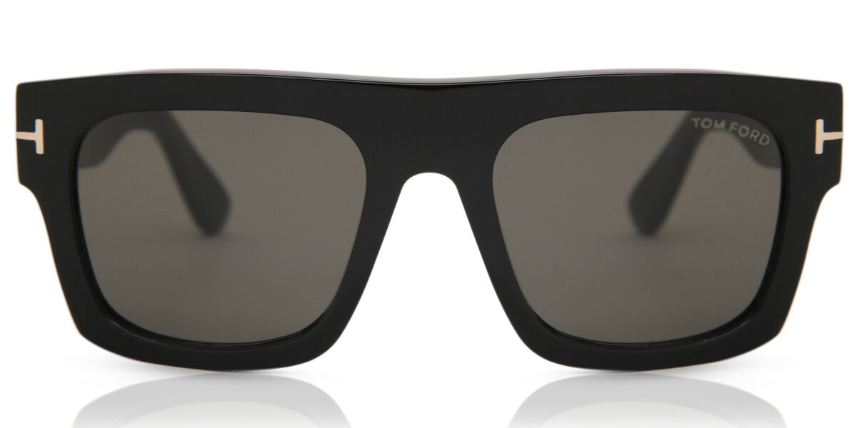Tom Ford FT0711 FAUSTO 01A, Black frame, Grey lenses