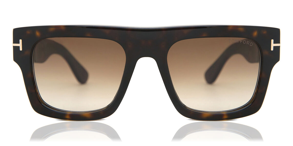 Tom Ford FT0711 FAUSTO 52F, Tortoiseshell frame, Gradient Brown lenses