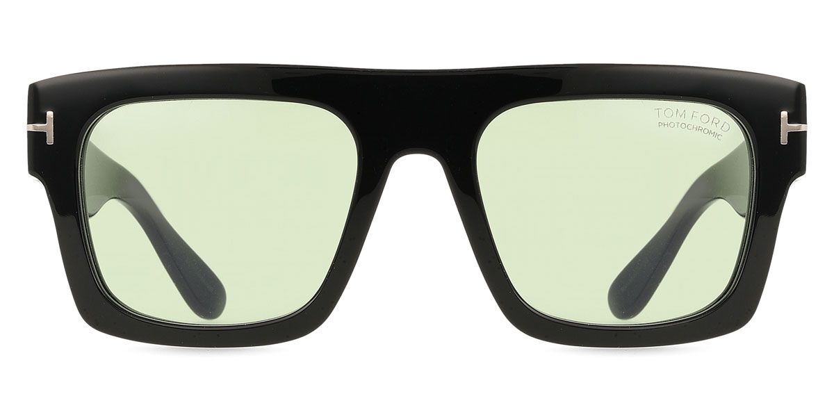 Tom Ford FT0711 FAUSTO 01N, Green Photochromic lenses