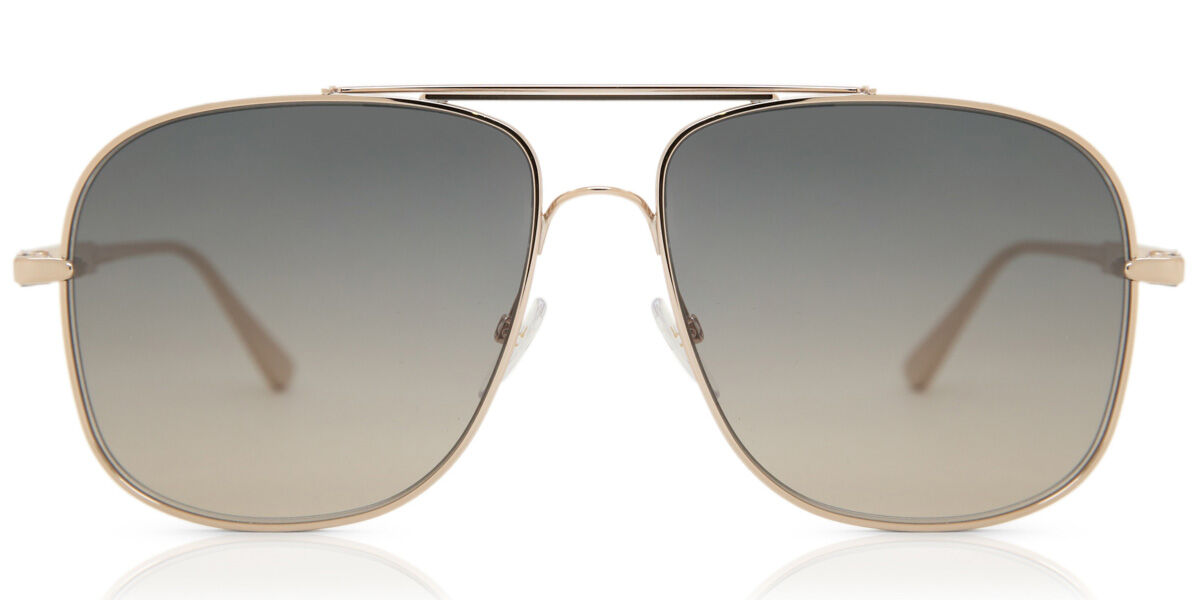 Tom Ford FT0669 JUDE 28B, Gold frame, Dark Grey lenses