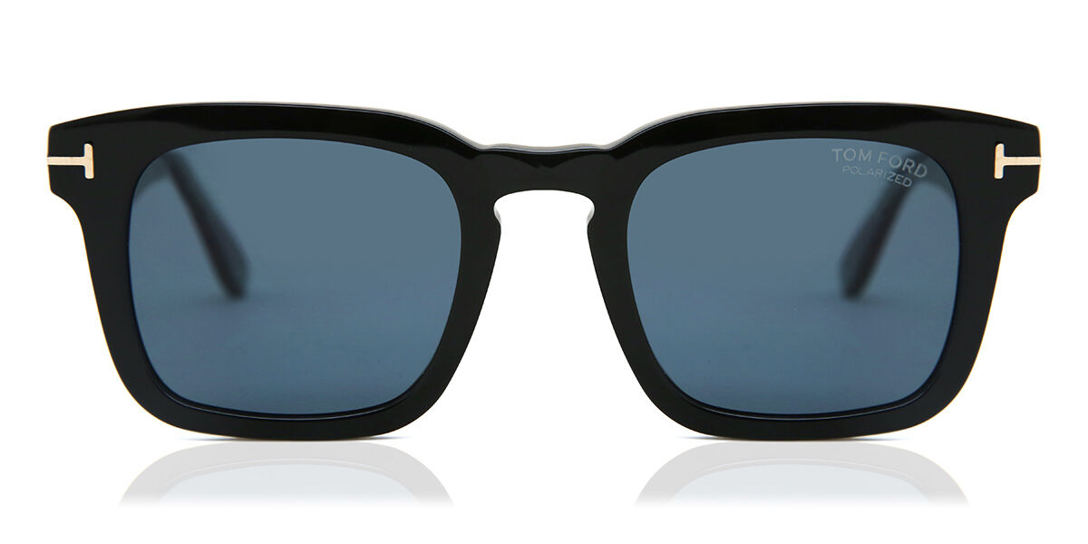 Tom Ford FT0751 DAX 01V, Black frame, Blue lenses