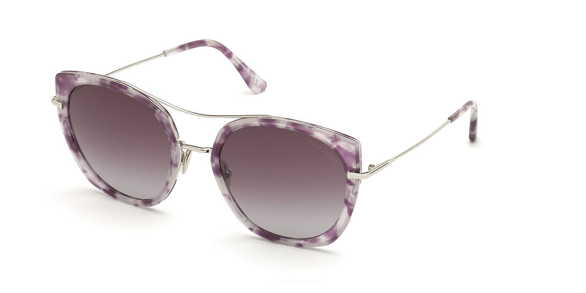 Tom Ford FT0760 JOEY 56T, Tortoiseshell frame, Purple Gradient lenses