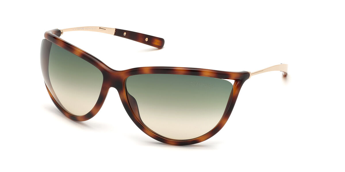 Tom Ford FT0770 TAMMY 56W, Tortoiseshell frame, Green Gradient lenses