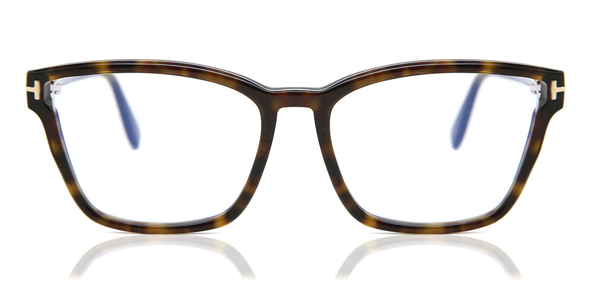 Tom Ford FT5707-B 052 Blue-Light Block, Tortoiseshell frame