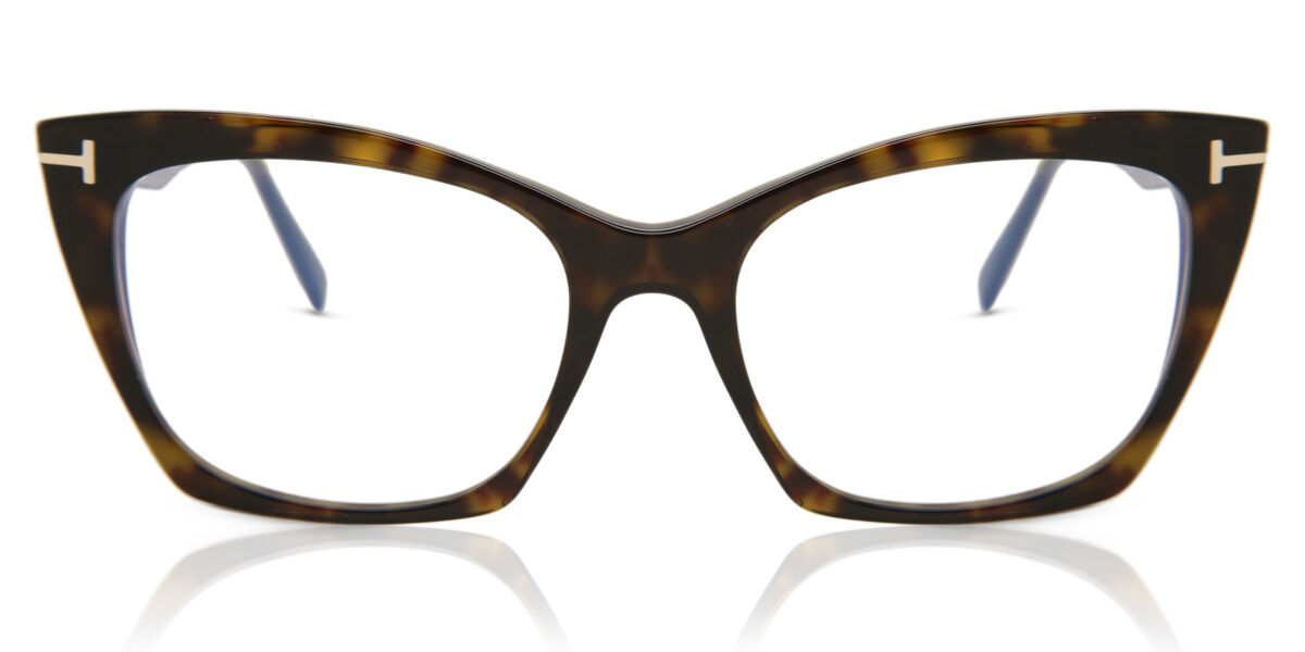Tom Ford FT5709-B 052 Blue-Light Block, Tortoiseshell frame