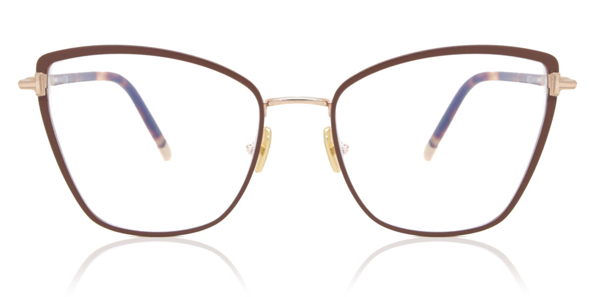 Tom Ford FT5740-B 048 Blue-Light Block, Brown frame
