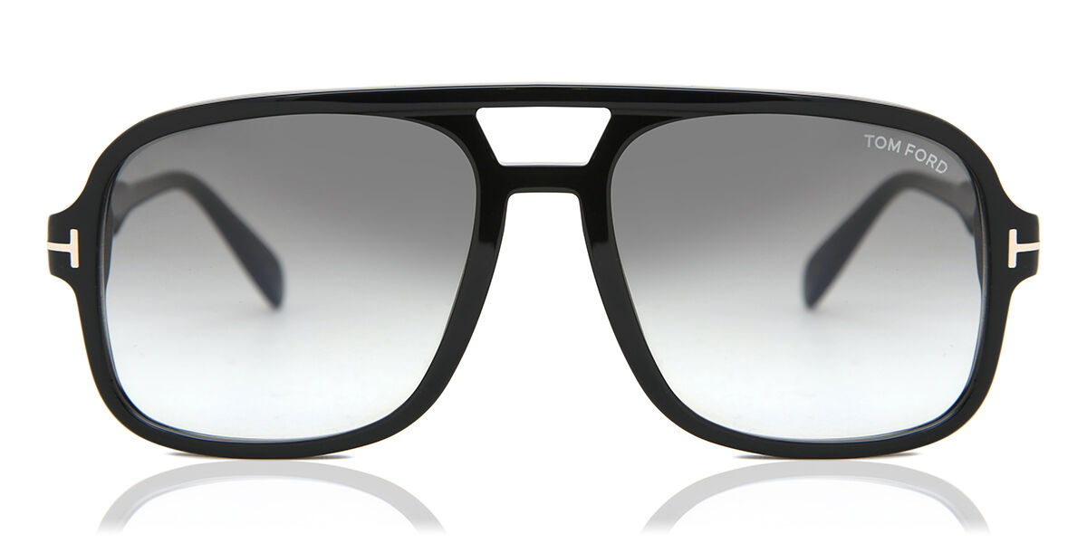 Tom Ford FT0884 FALCONER-02 01B, Black frame, Gradient Grey lenses