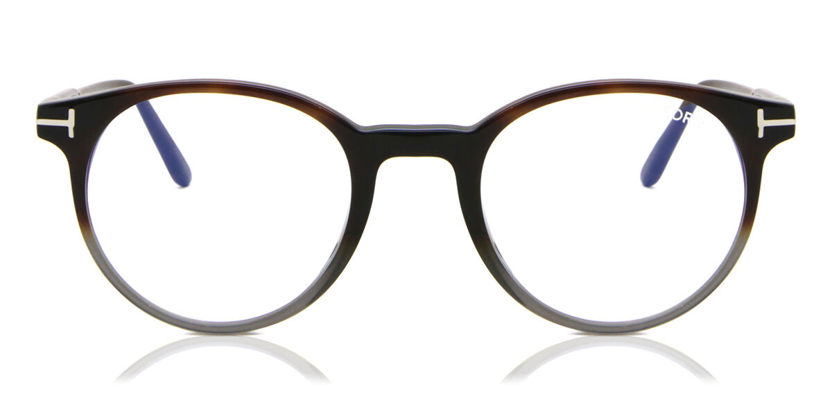 Tom Ford FT5695-B 056 Blue-Light Block, Tortoiseshell frame