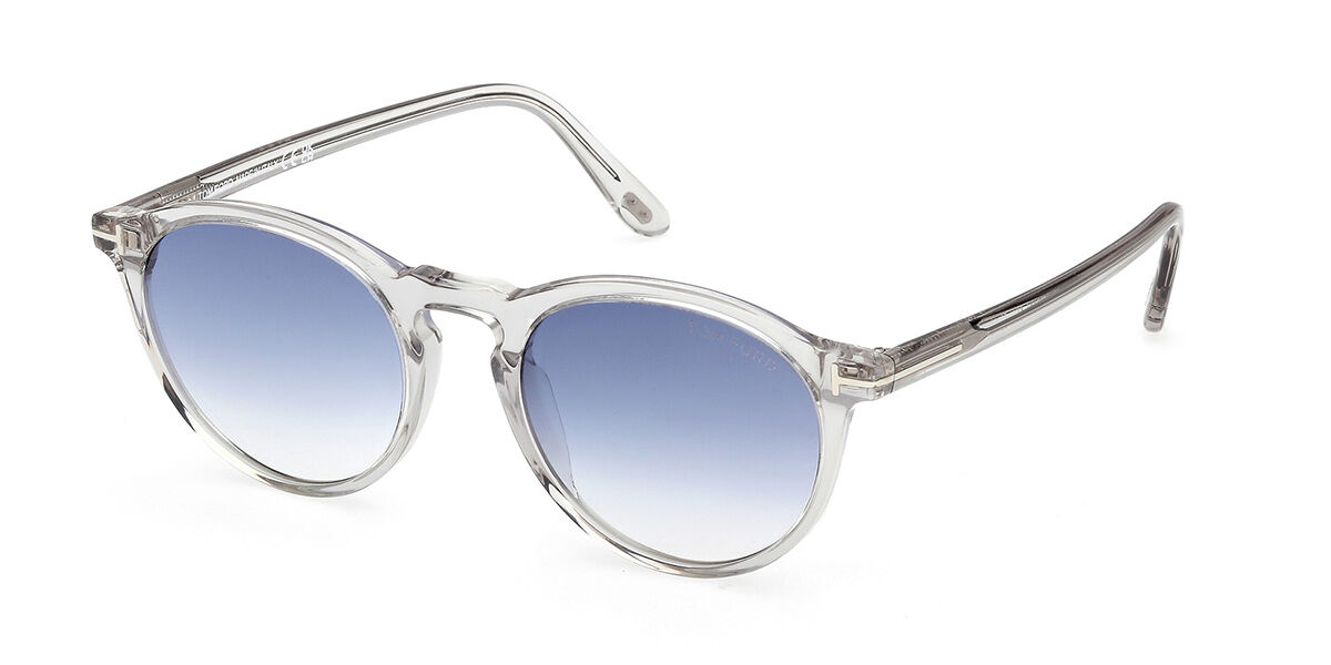 Tom Ford FT0904 AURELE 20W, Grey frame, Gradient Blue lenses