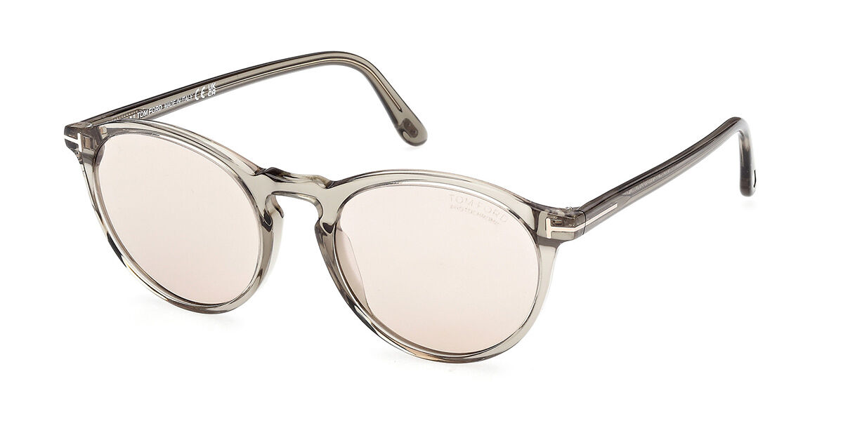 Tom Ford FT0904 AURELE 96E, Green frame, Brown Photochromic lenses