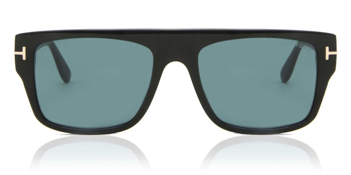 Tom Ford FT0907 DUNNING-02 01V, Black frame, Green lenses