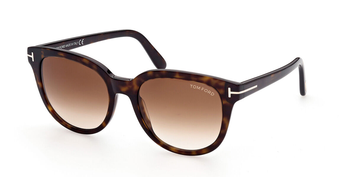 Tom Ford FT0914 OLIVIA-02 52F, Tortoiseshell frame, Gradient Brown lenses
